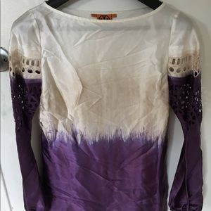 Tory Burch rugged looking silk top